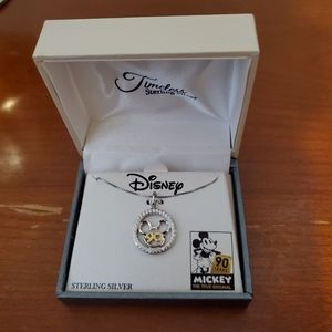 Mickey 90th Anniversary Sterling Silver Necklace